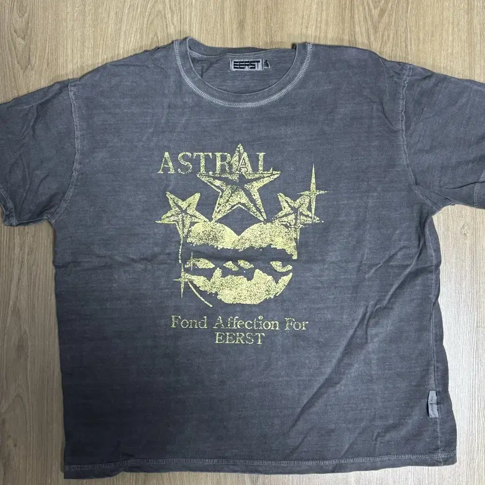 eerst Astral T-Shirt-Washed Charcoal