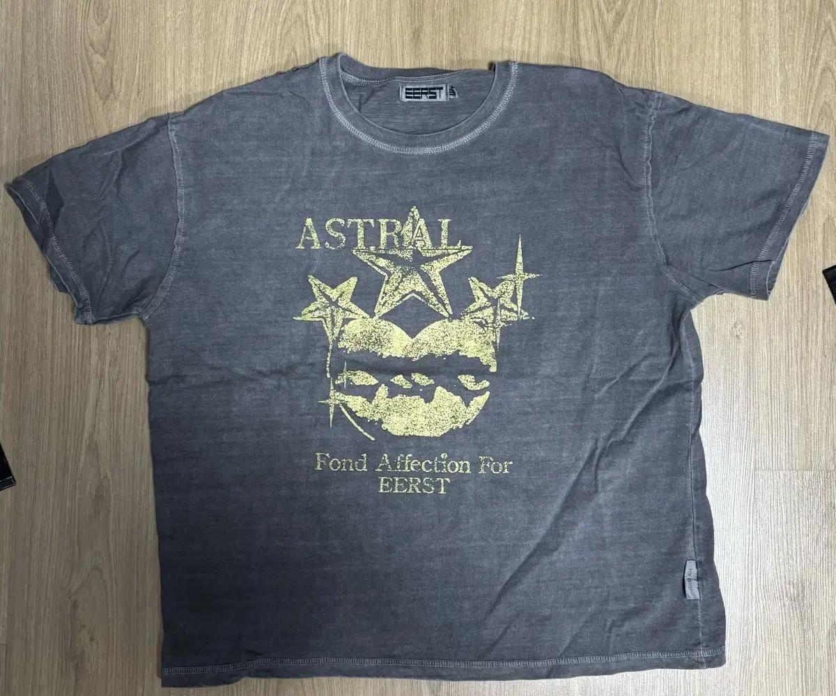 eerst Astral T-Shirt-Washed Charcoal