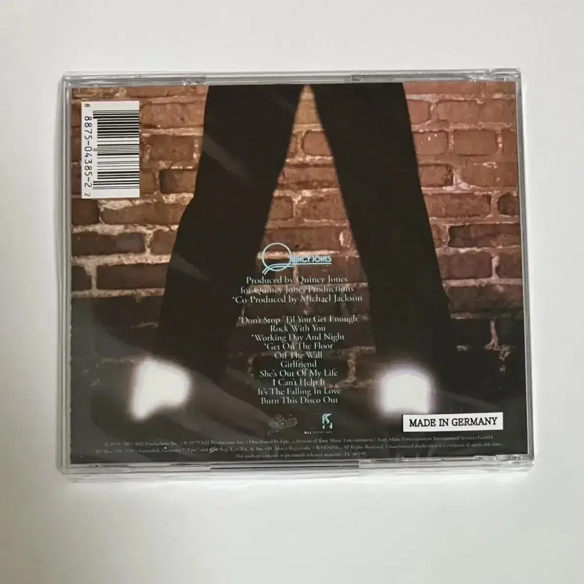 마이클 잭슨 Off The Wall 앨범 시디 CD