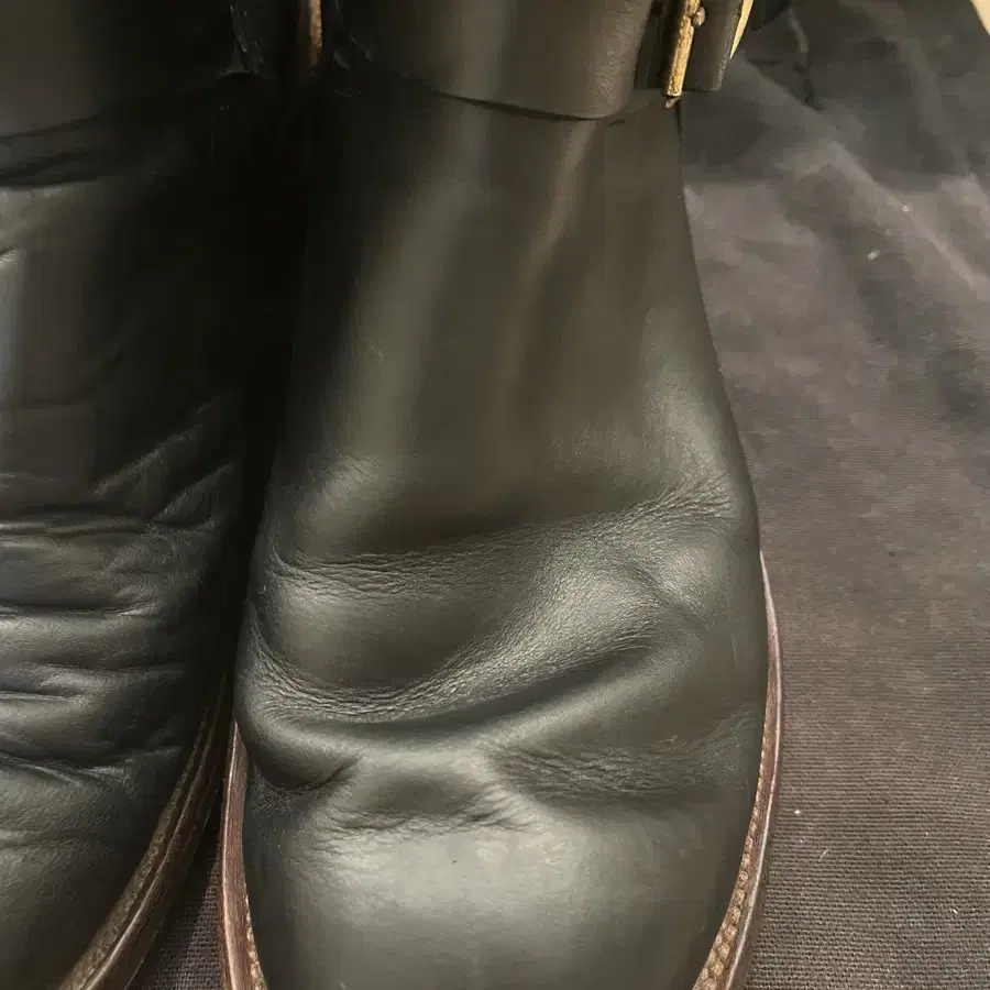 RRL JULIEN ENGINEERS BOOTS