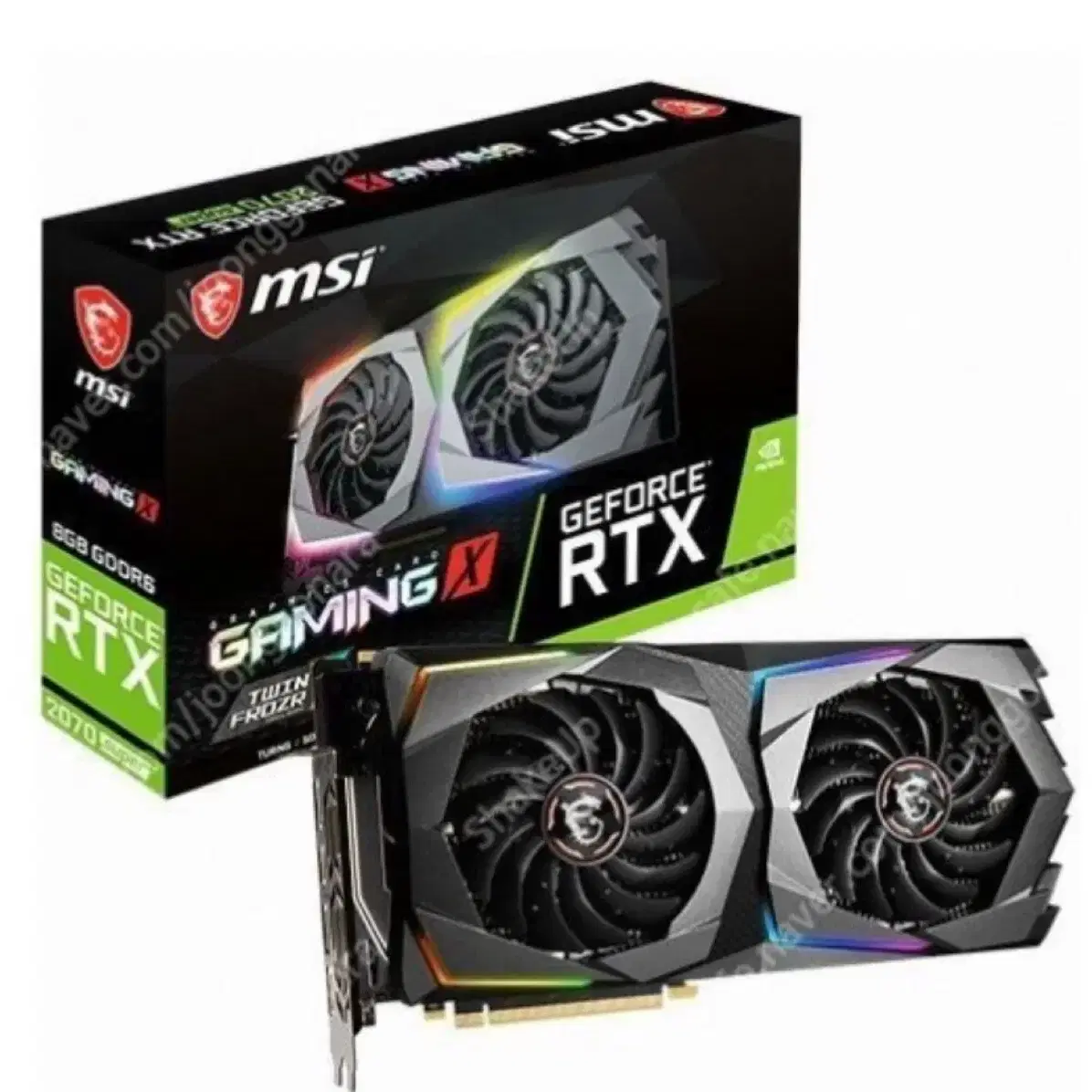 Msi rtx 2070super 게이밍 X 트윈프로져7