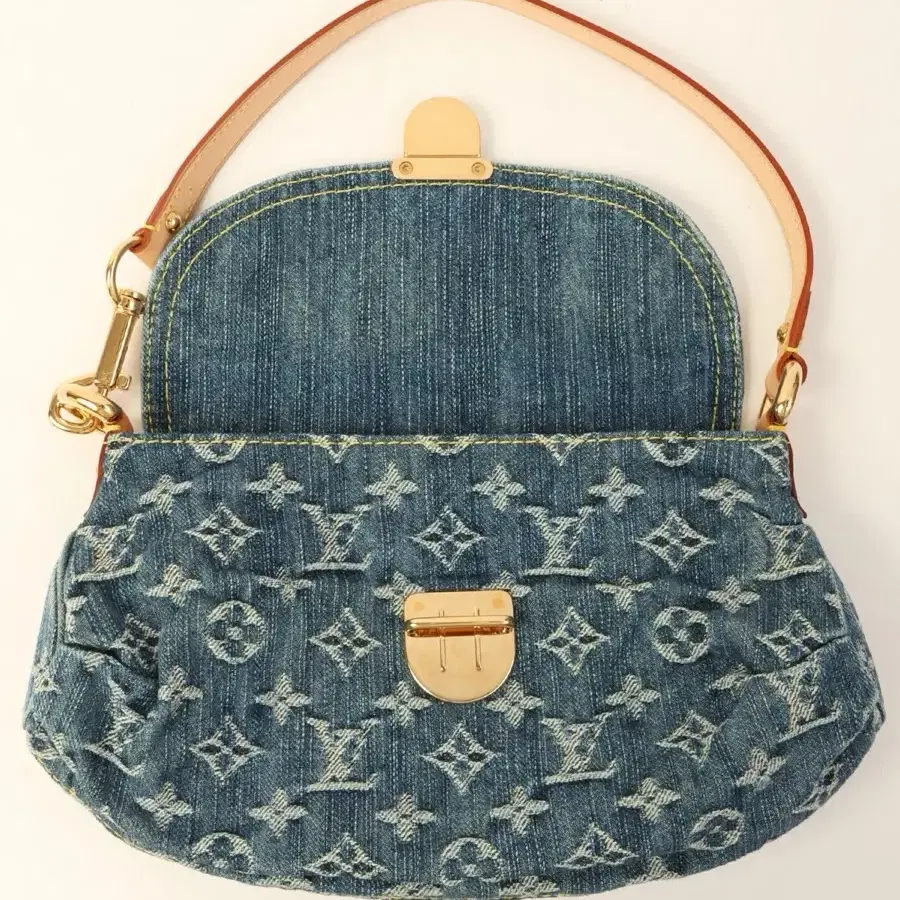 Louis Vuitton 루이비통 데님 미니 플리티 숄더백