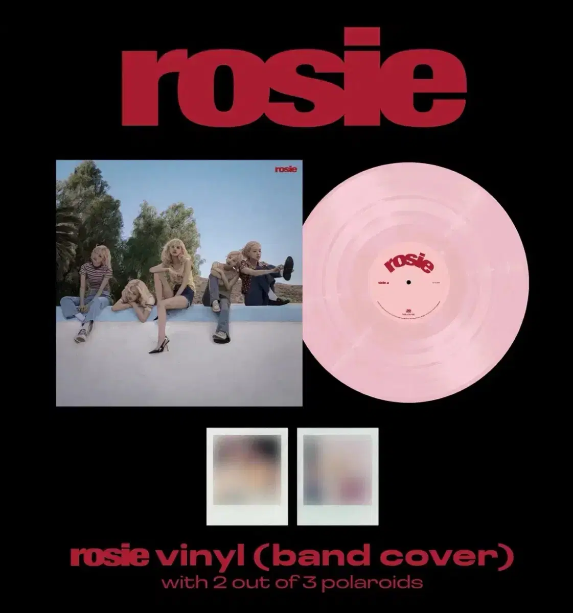 판매) 로제 Lp rosie 엘피 핑크 밴드 커버 블랙핑크 블핑