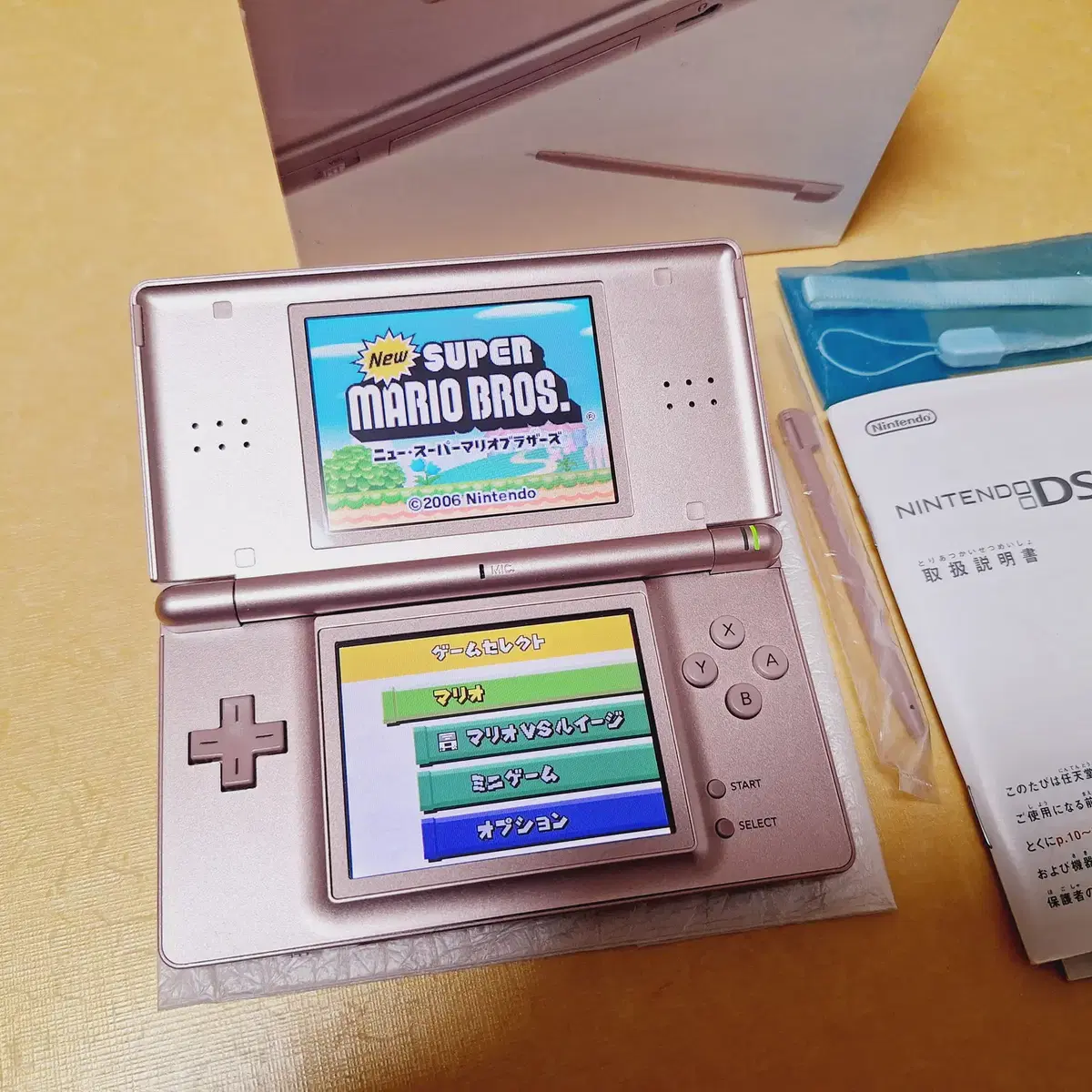 신품급 닌텐도 DS LITE 핑크로제 일본판박스셋 dslite dsi X