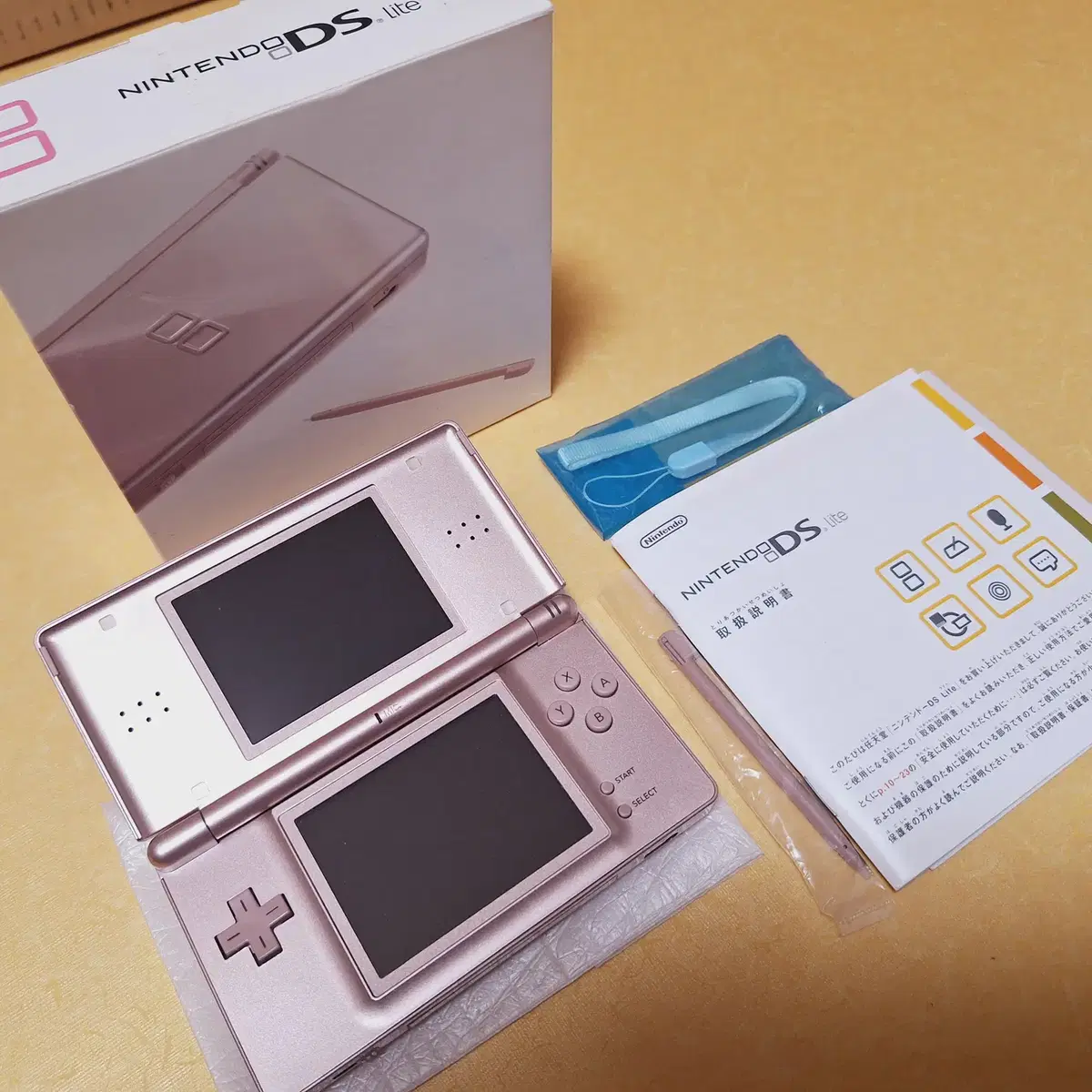 신품급 닌텐도 DS LITE 핑크로제 일본판박스셋 dslite dsi X