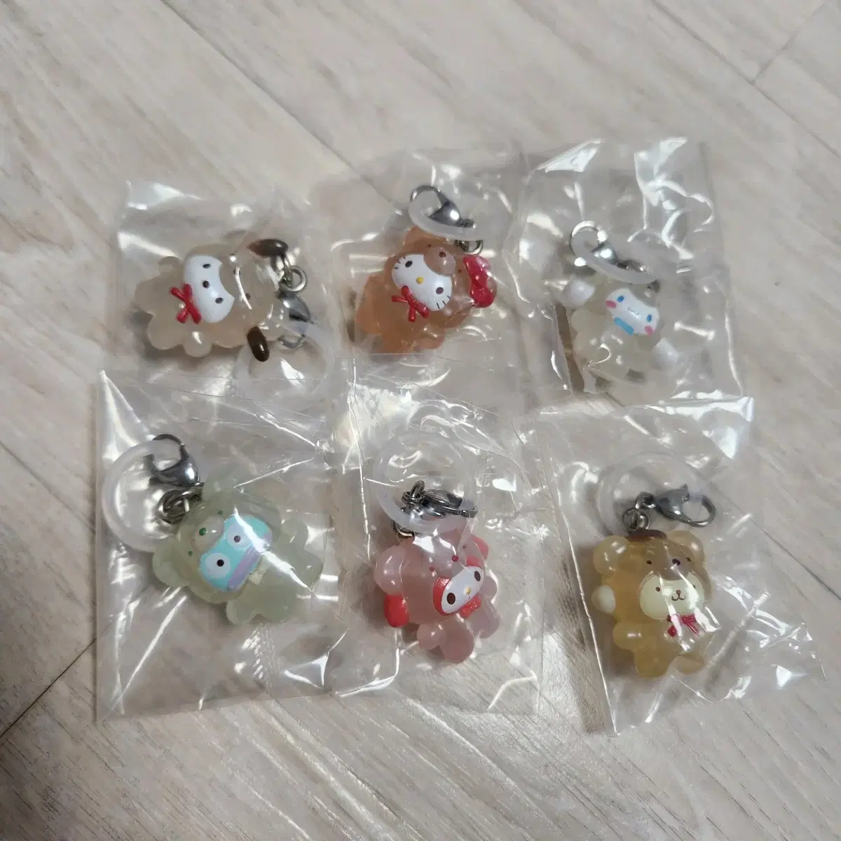 Sanrio Latecuma Mejirushi keyring Gacha Figures