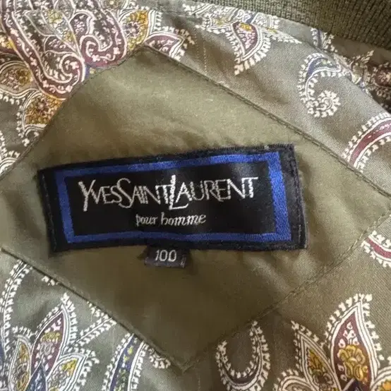 Yvessaint laurent 입생로랑 빈티지 내피분피 구스 패딩