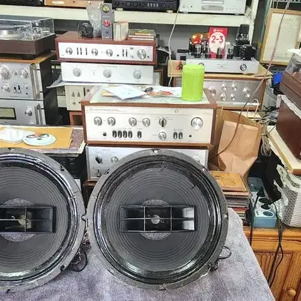 명기 젠센 COAXIAL H-222 골드12인치 동축 혼스피커