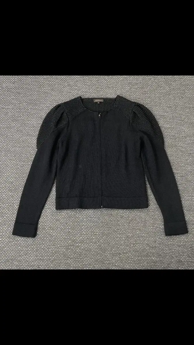 Adolf Dominguez Blad Poly Wool Woven Knit Zip-up