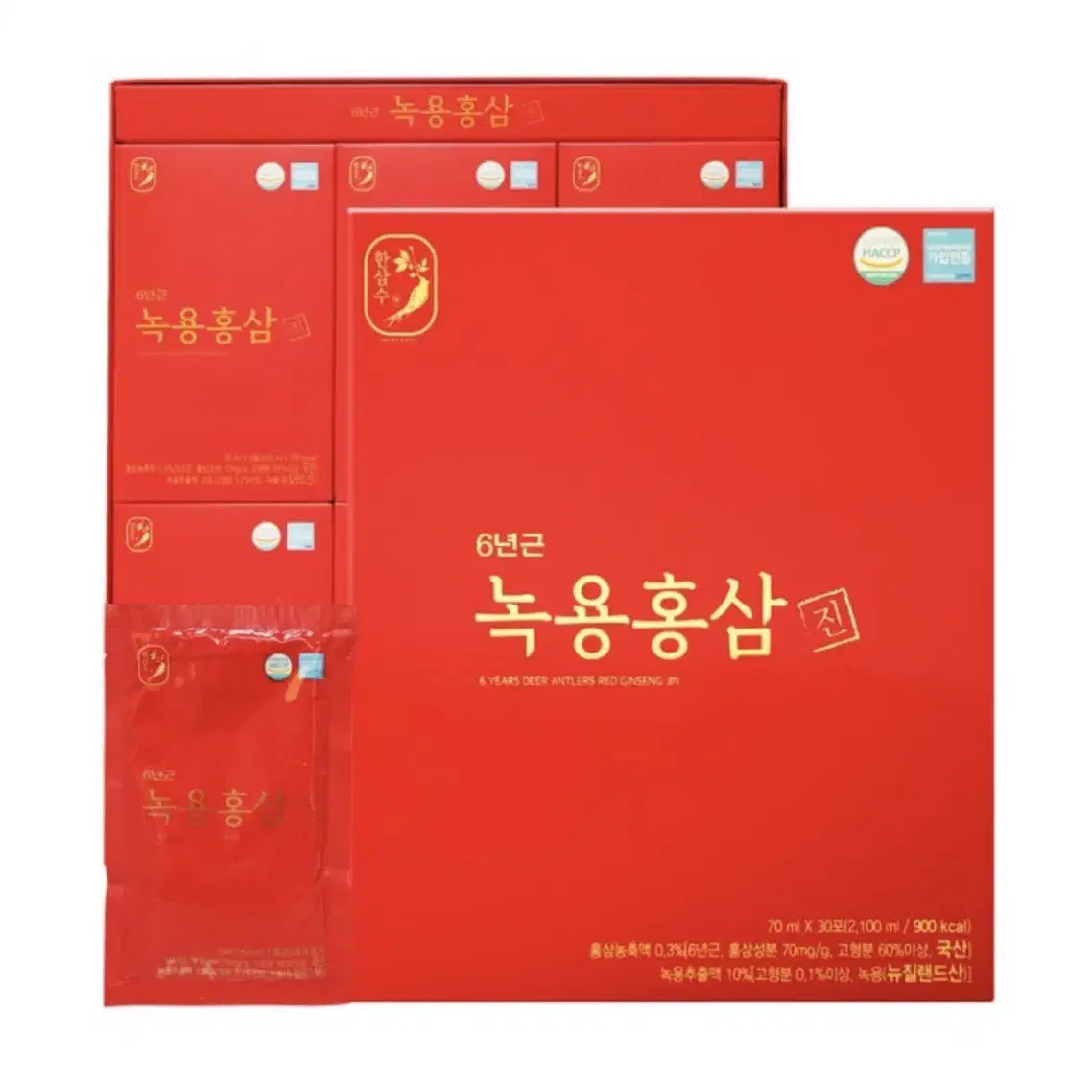 녹용 홍삼진 70ml * 30포 (새상품)