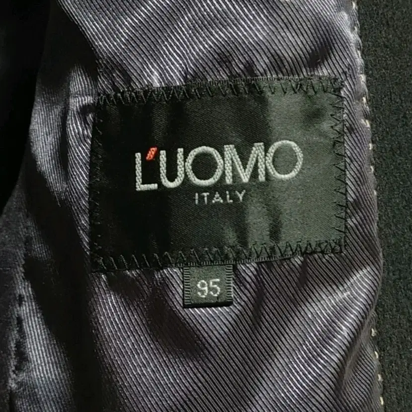 L'UOMO  ITALY.울 캐시미어 코트 95 블랙 새옷수준