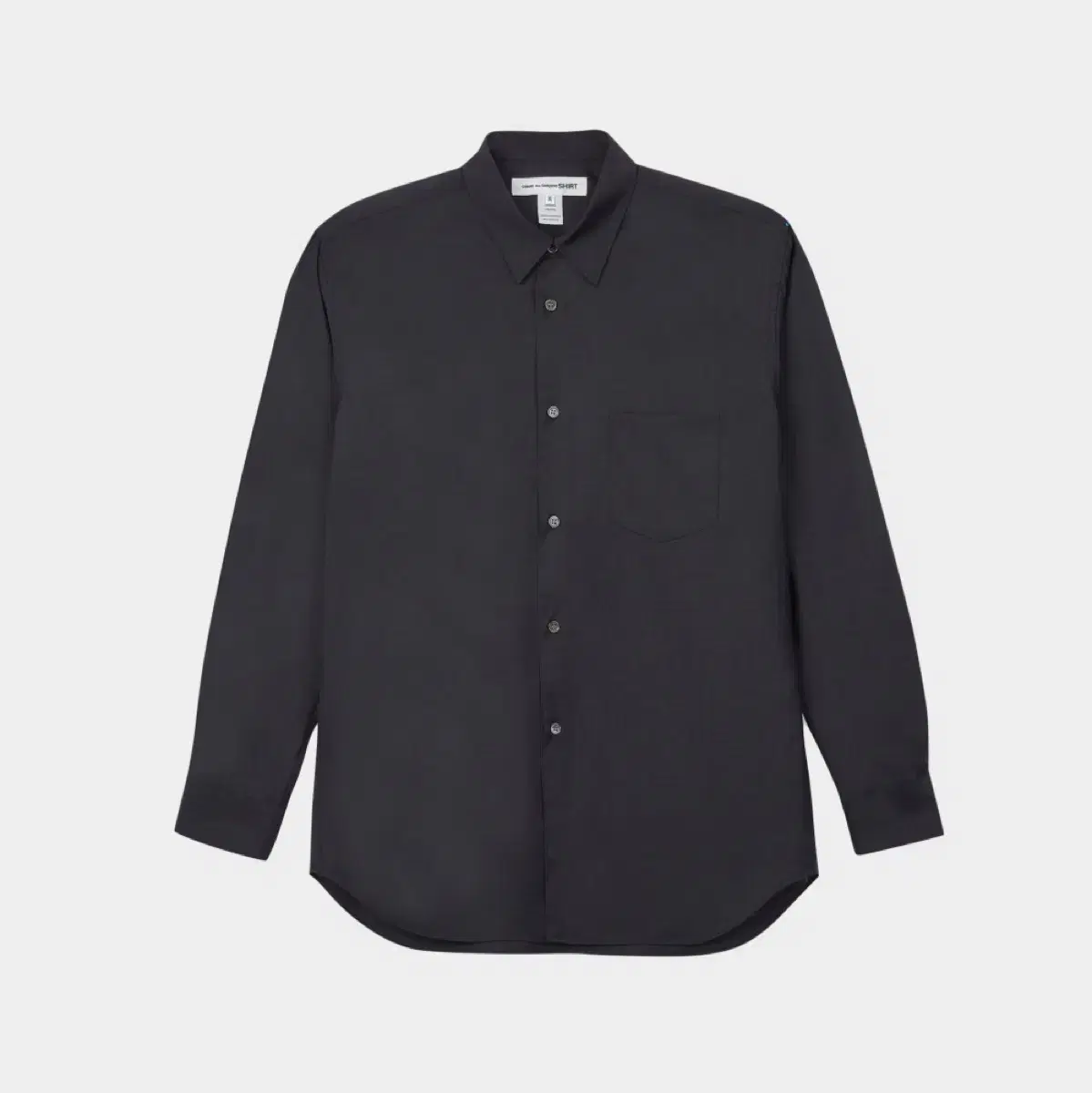 CDG shirt 꼼데가르송 셔츠라인 파인 울 셔츠 L