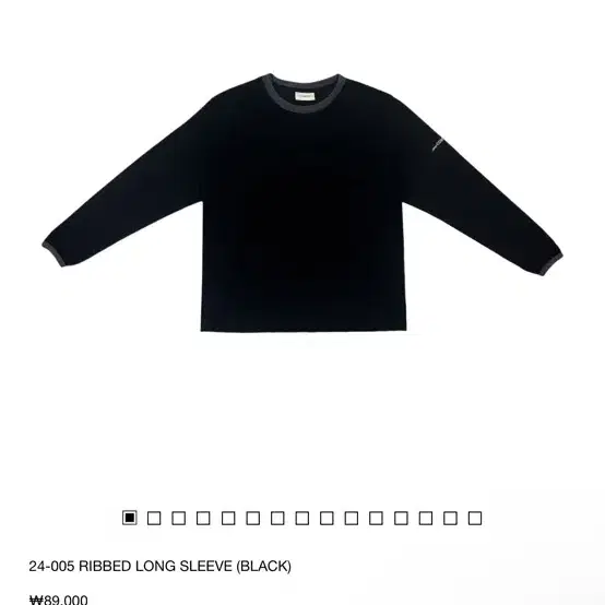 24-005 RIBBED LONG SLEEVE (BLACK) 지초이2