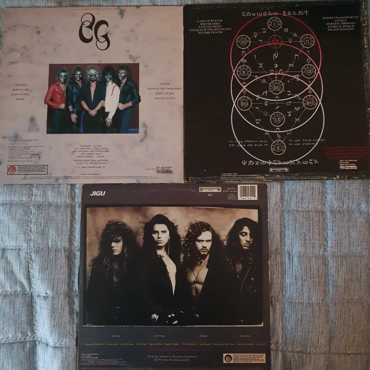 CRIMSON GLORY LP 3장