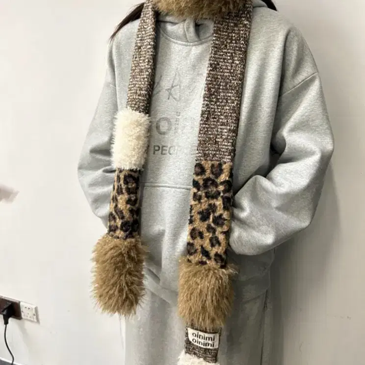 테스트메커니즘 레오파드 목도리 머플러 Leopard Muffler