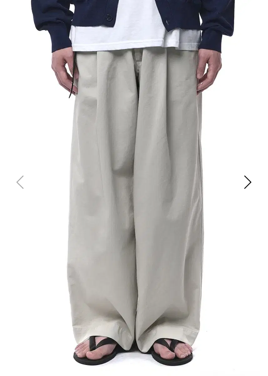 Earth's A Go One-Tuck Wide Chino Pants