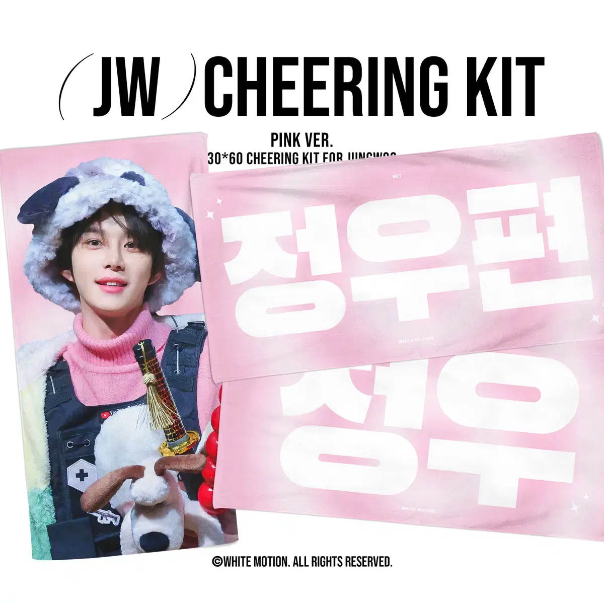 NCT 127 엔시티 정우 슬로건 cheering kit 양도 판매