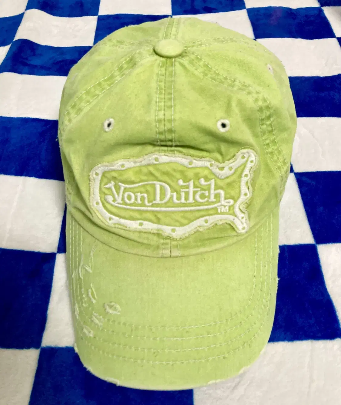 [볼캡] Vondutch 본더치 그런지 라임 야구 모자