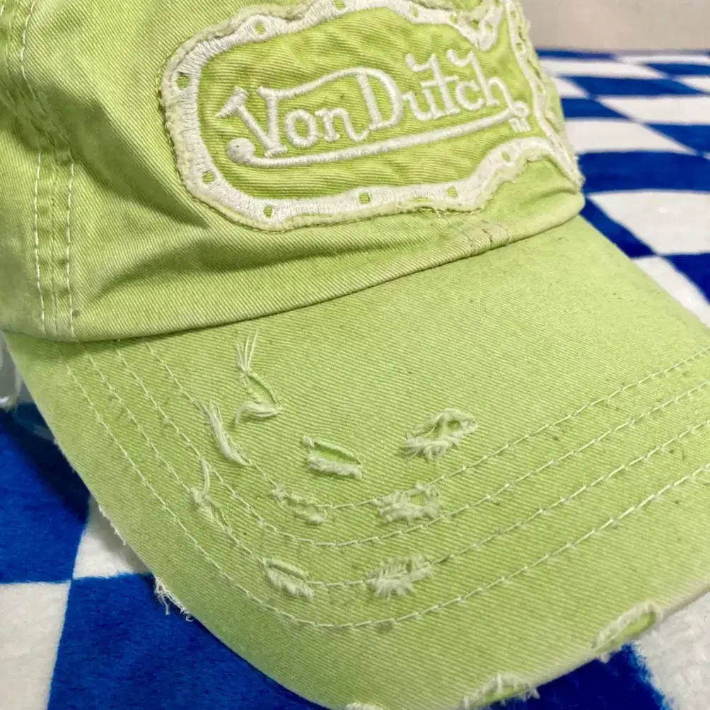 [볼캡] Vondutch 본더치 그런지 라임 야구 모자