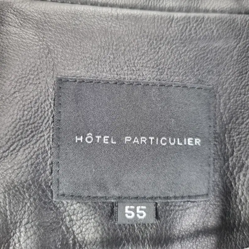 E9832 HOTEL PARTICULIER 여85 양가죽 롱자켓/더크