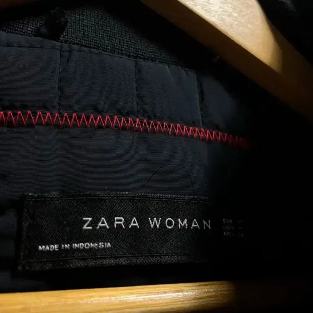 55-66 ZARA 자라 스판 퀼팅 누빔 패딩 자켓 정품