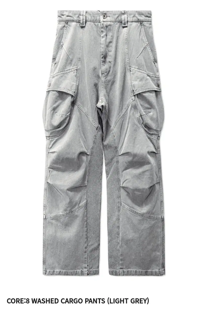 [L] Ignota Core 8 Cargo Pants Light Gray sell pants ignota