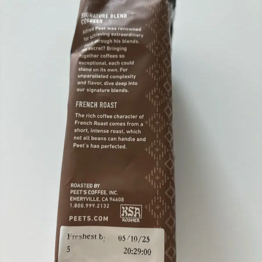 USA Peet's Coffee 피츠커피 프렌치로스트 10.5oz(297