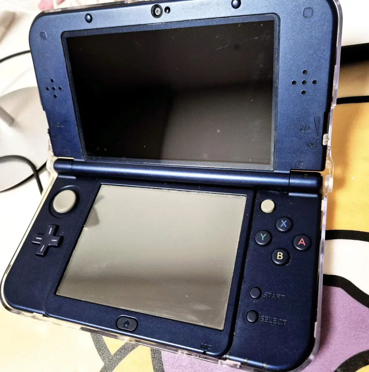 뉴 닌텐도 3DS XL 뉴큰다수 블루 상단 IPS 패널 , 악세서리 일괄