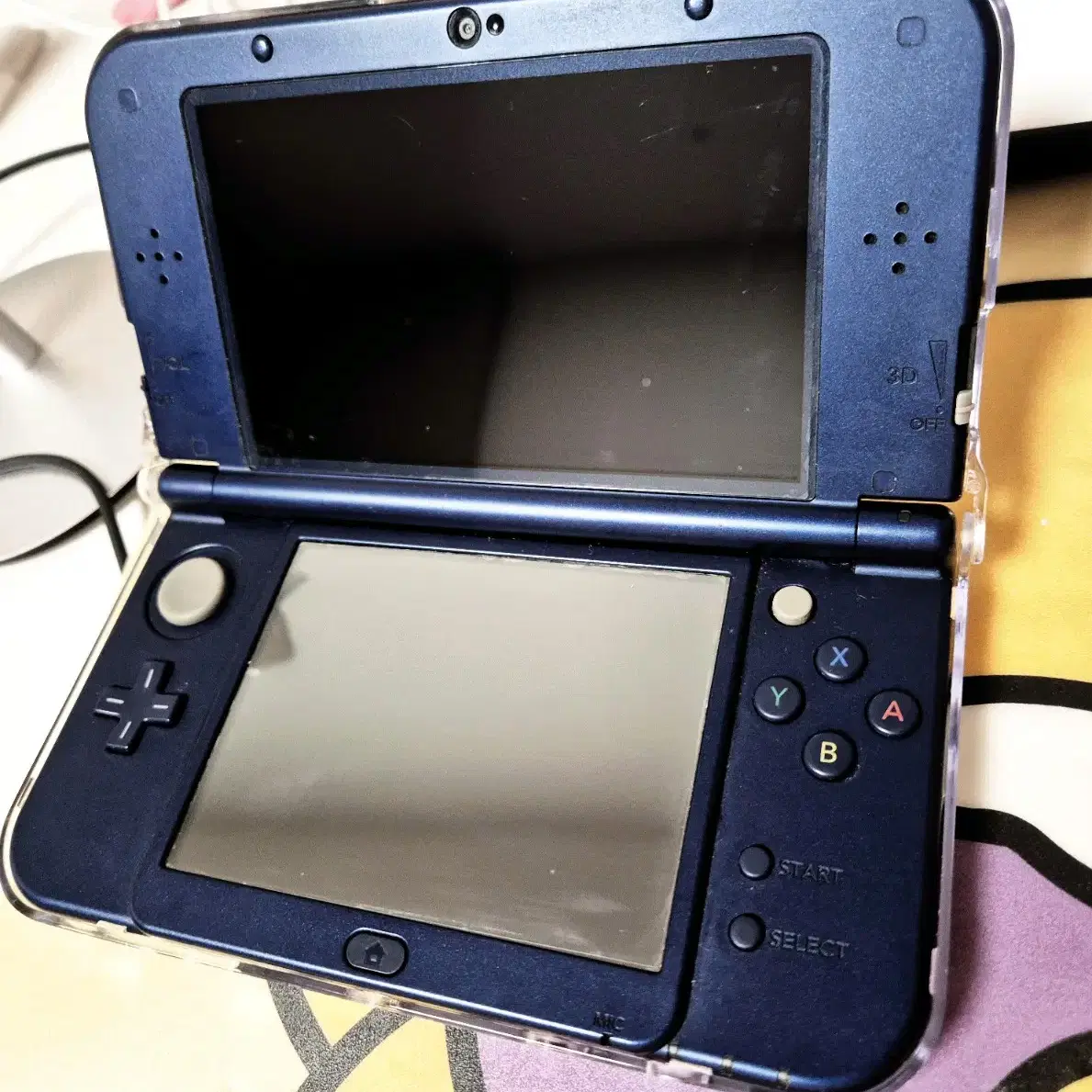 뉴 닌텐도 3DS XL 뉴큰다수 블루 상단 IPS 패널 , 악세서리 일괄