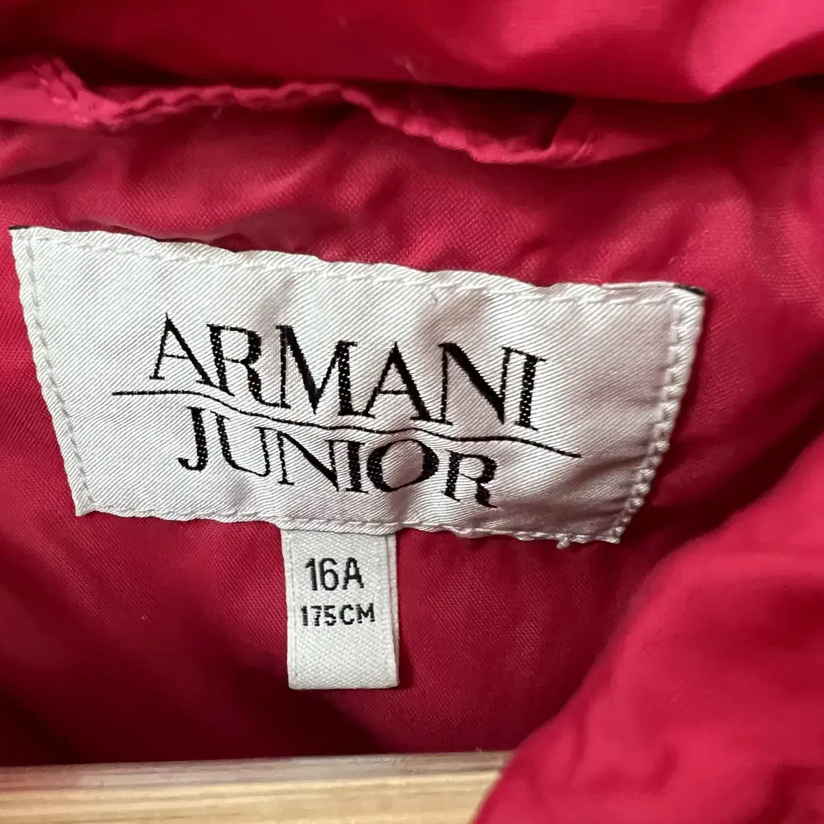 Armani junior 덕다운 롱패딩  16t (176)