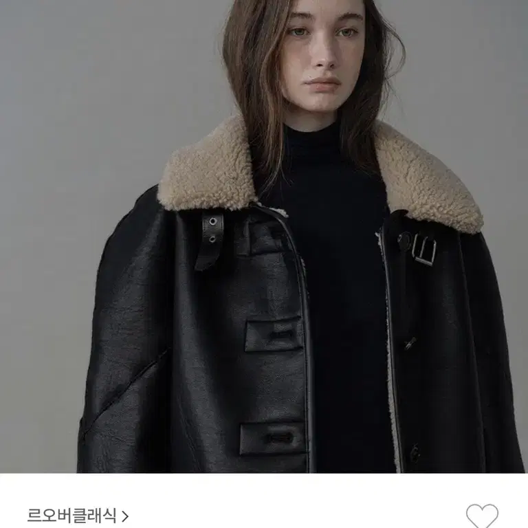 르오버클래식 레더 무스탕