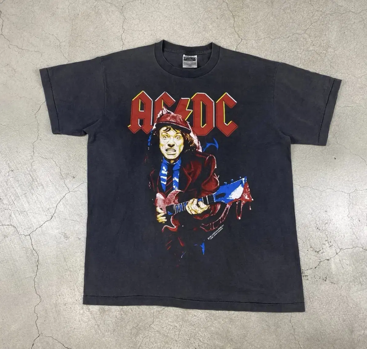 AC/DC 오리지널 96년 월드투어 하프 티 (100)