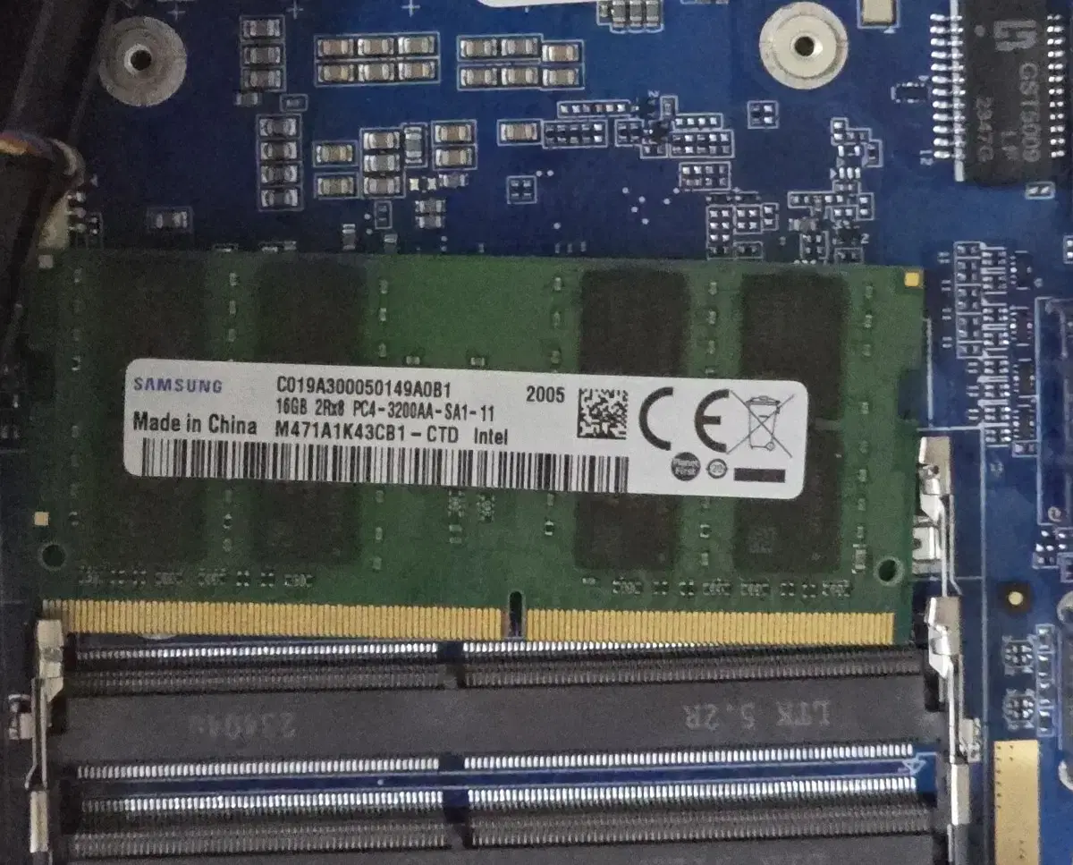 삼성전자 램 DDR4 16기가 3200 노트북용 SODIMM