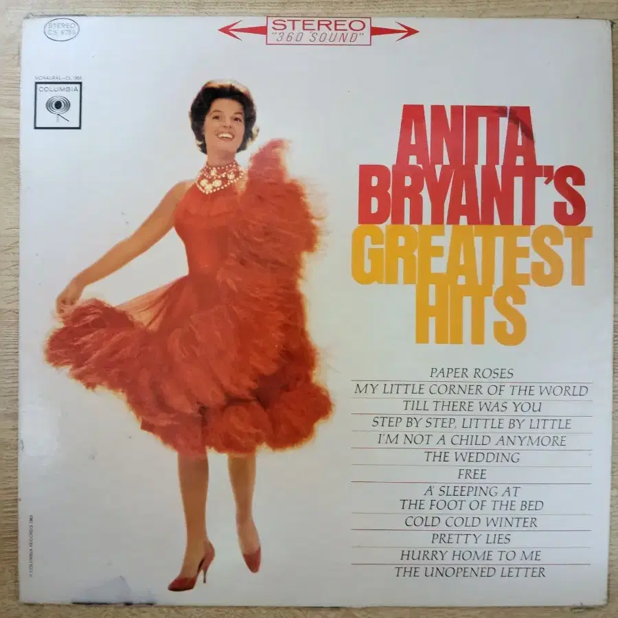 ANITA BRYANT 음반 g (LP 턴테이블 오디오 앰프 음향기기