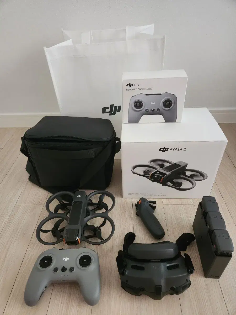 DJI AVATA2 플라이모어콤보 배터리3개 FPV조종기