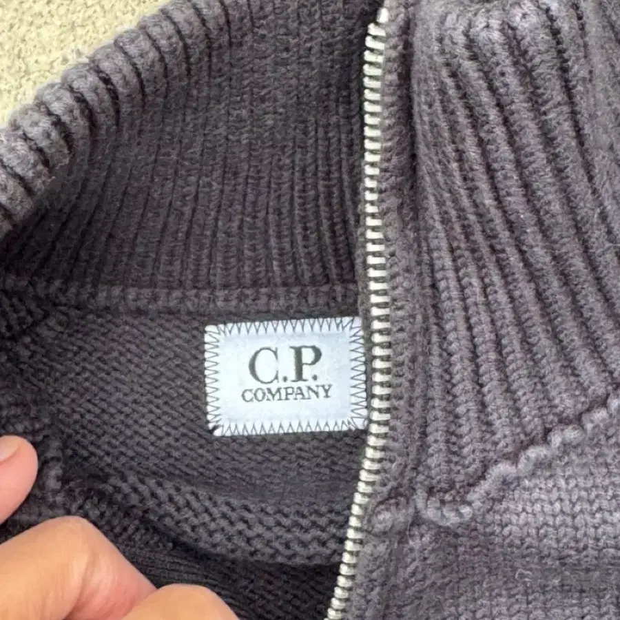 Old cp company zip sweater