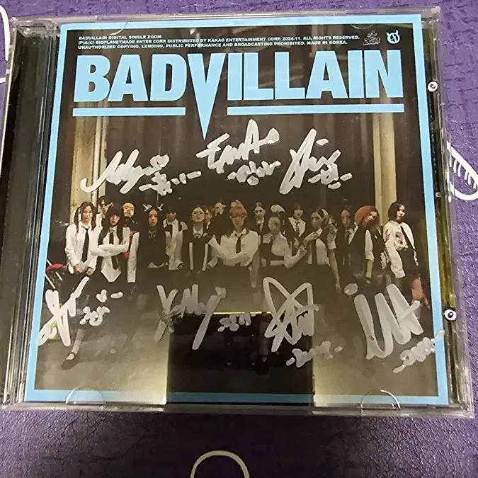 배드빌런 BADVILLAIN 비매 싸인앨범