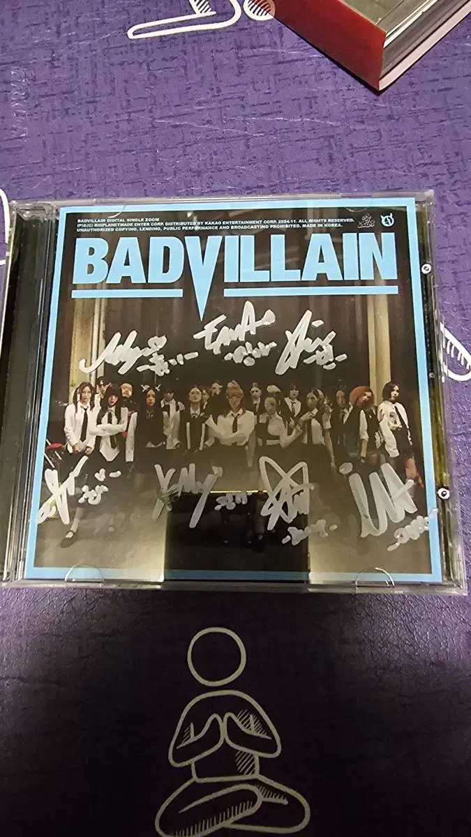 배드빌런 BADVILLAIN 비매 싸인앨범