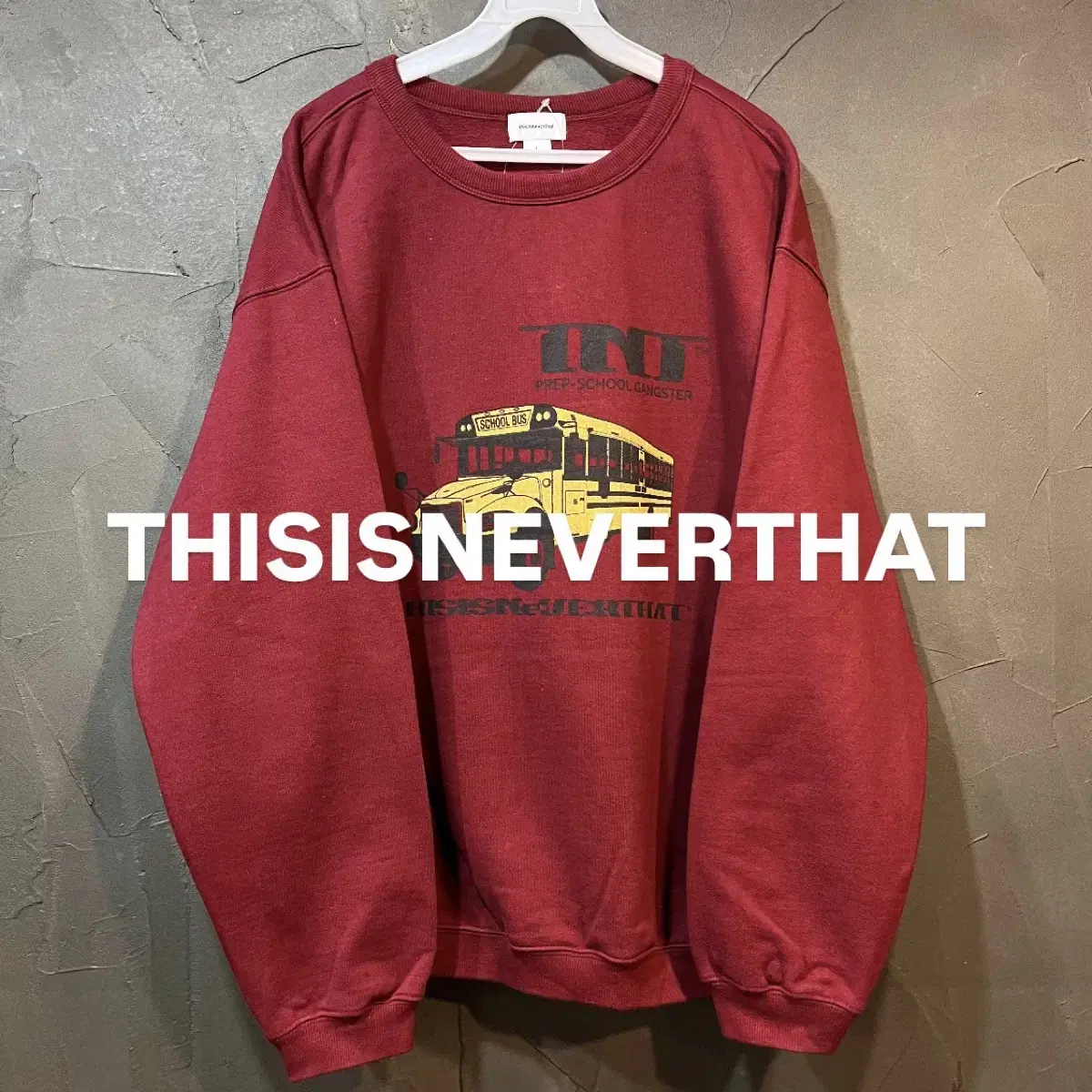 [L] THISISNEVERTHAT 디스이즈네버댓 스웻 셔츠