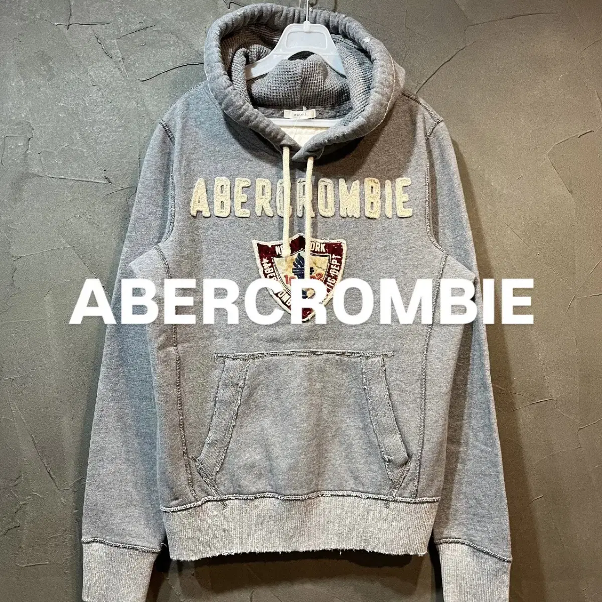 [S] ABERCROMBIE 아베크롬비 빈티지 후드티