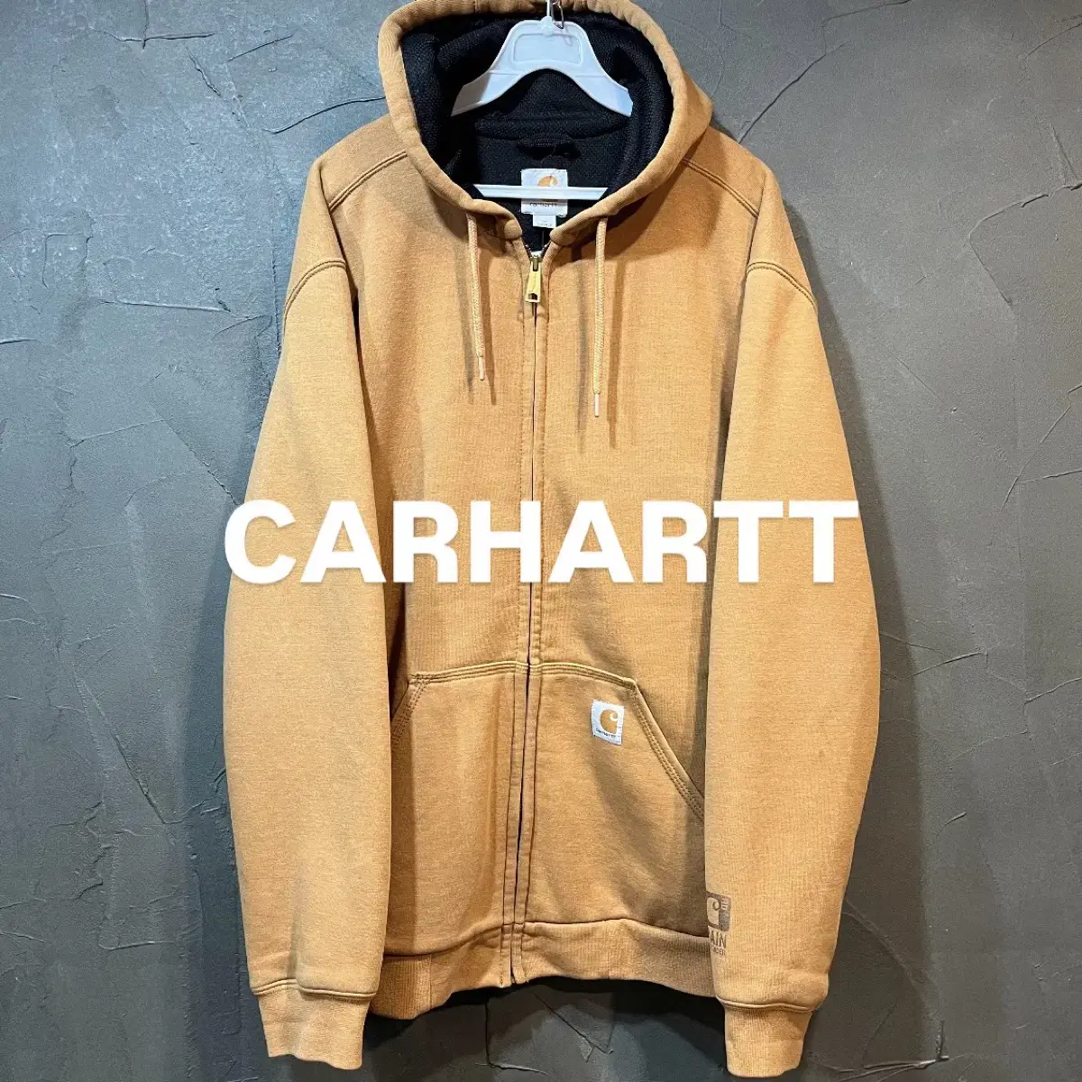 [M] CARHARTT 칼하트 써멀 베이지 후드 집업