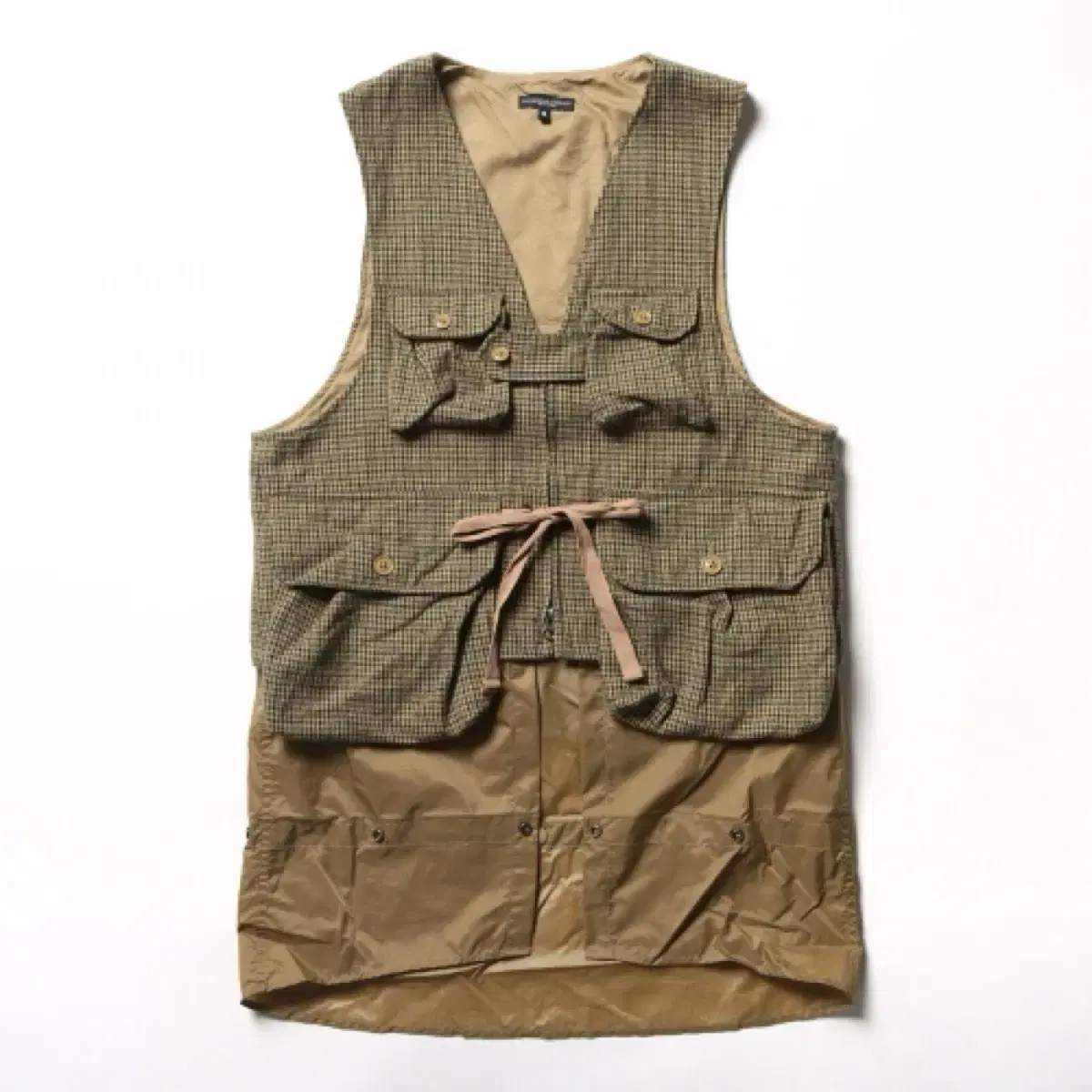 Engineered garments gunclub check vest