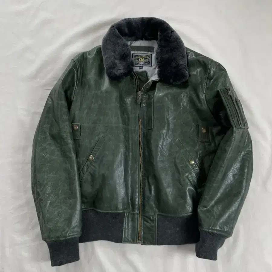 Curphey Leather U.S.A 천연가죽 항공점퍼