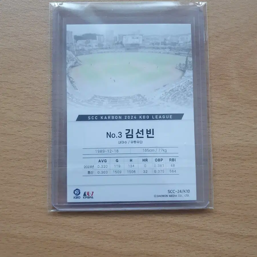 SCC KBO 카본 기아 김선빈 오토 판매합니다.