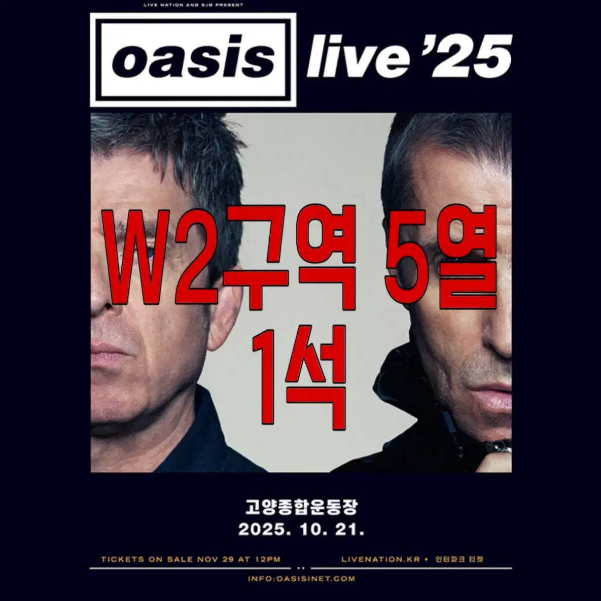 오아시스 OASIS 내한 콘서트 공연