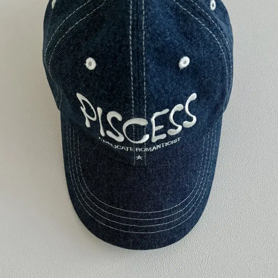 Piscess 파이시스 인디고 블루 데님 볼캡