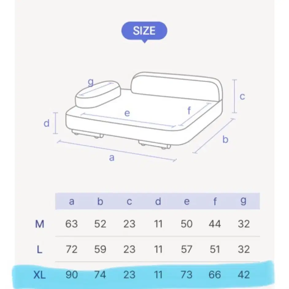 꼬모드펫소파 반려견 강아지 슬개골 침대 XL