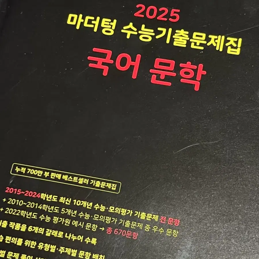 2025 마더텅 국어 문학