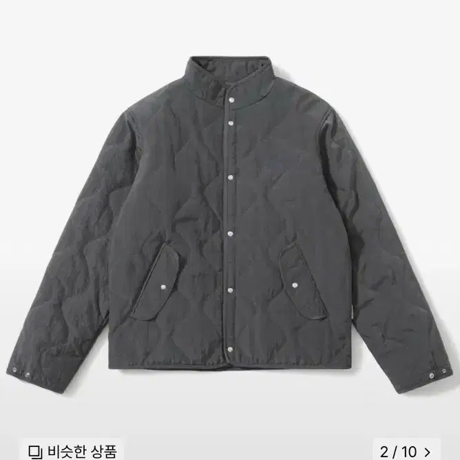 새상품)예스아이씨 O/Q Compact Jacket Charcoal S