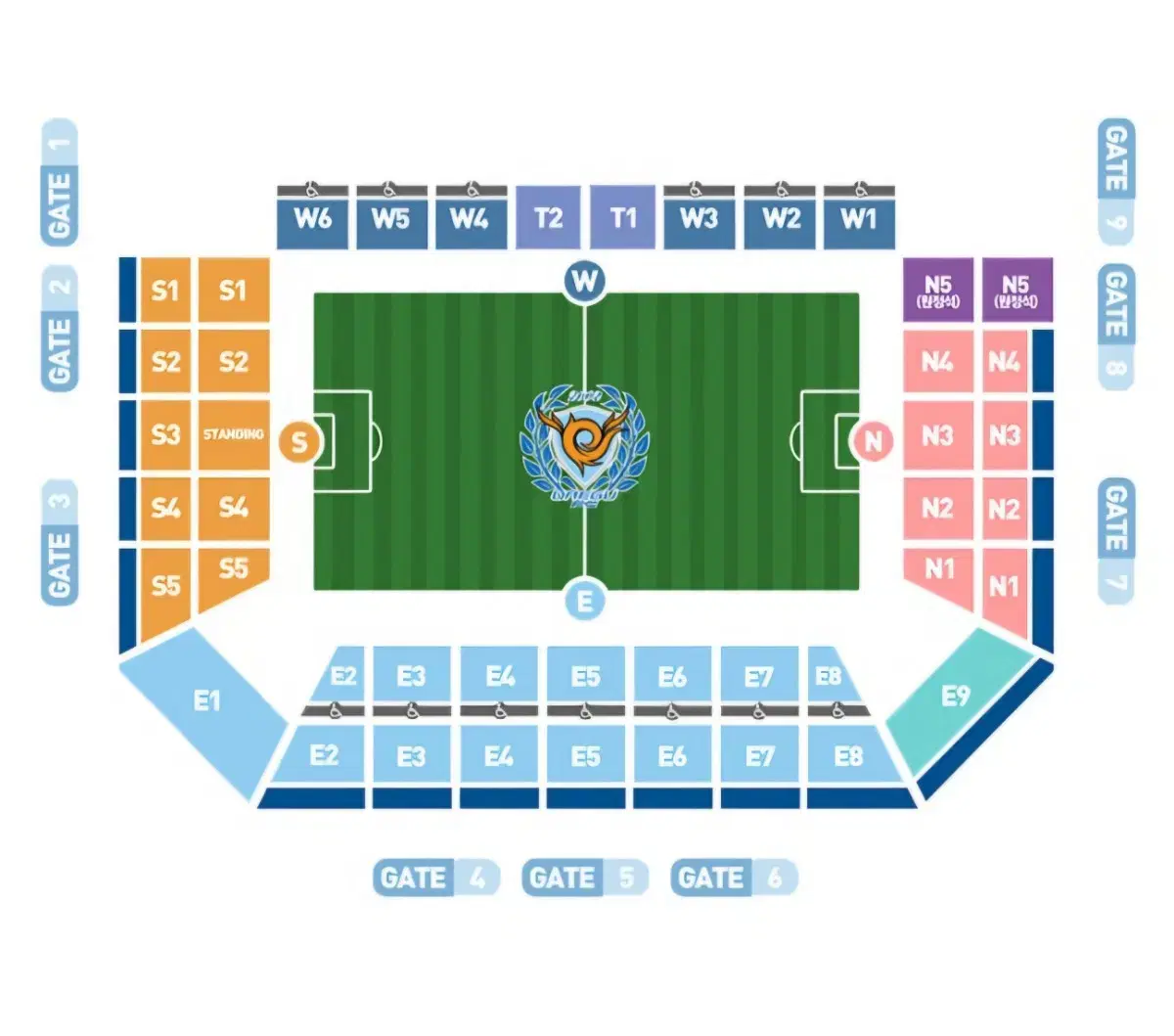 대구FC vs 아산 N석 연석